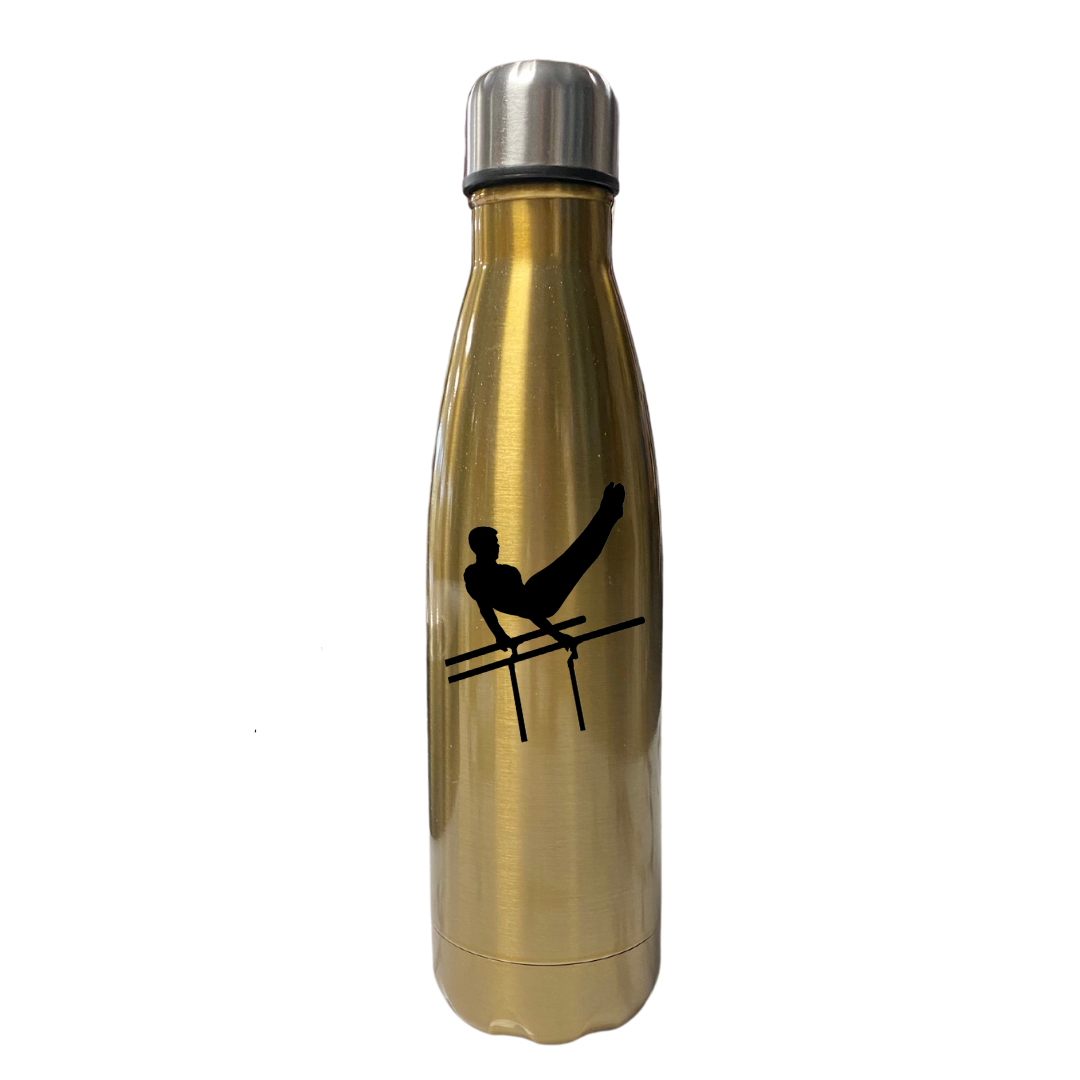 Trinkflasche Edelstahl Metallic-Gold Herren – Sparkle&Dream