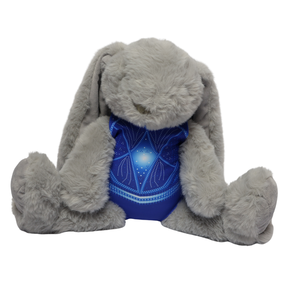 Konijn met Turnpakje Ariana Blauw