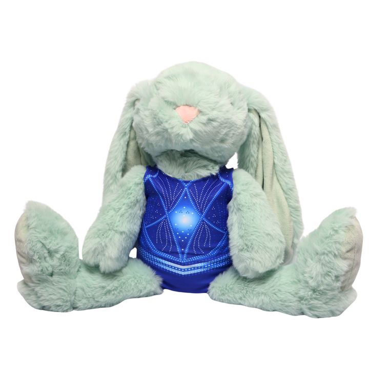 Konijn met Turnpakje Ariana Blauw