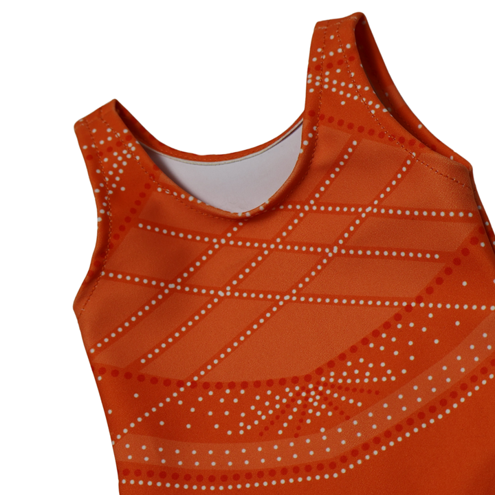 Konijn met Turnpakje Hailey Oranje