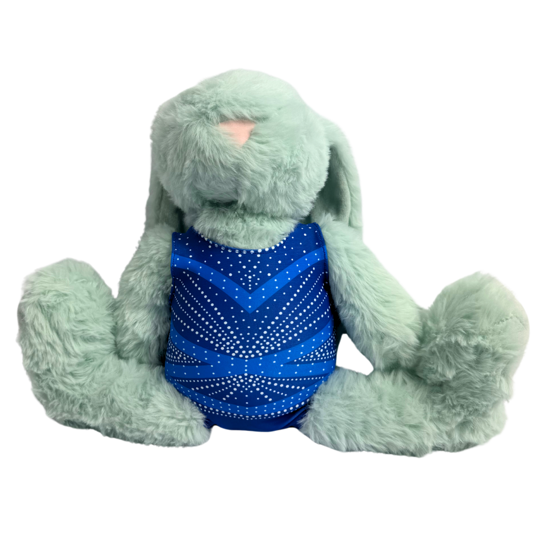Konijn Mint met Turnpakje Hailey Teal