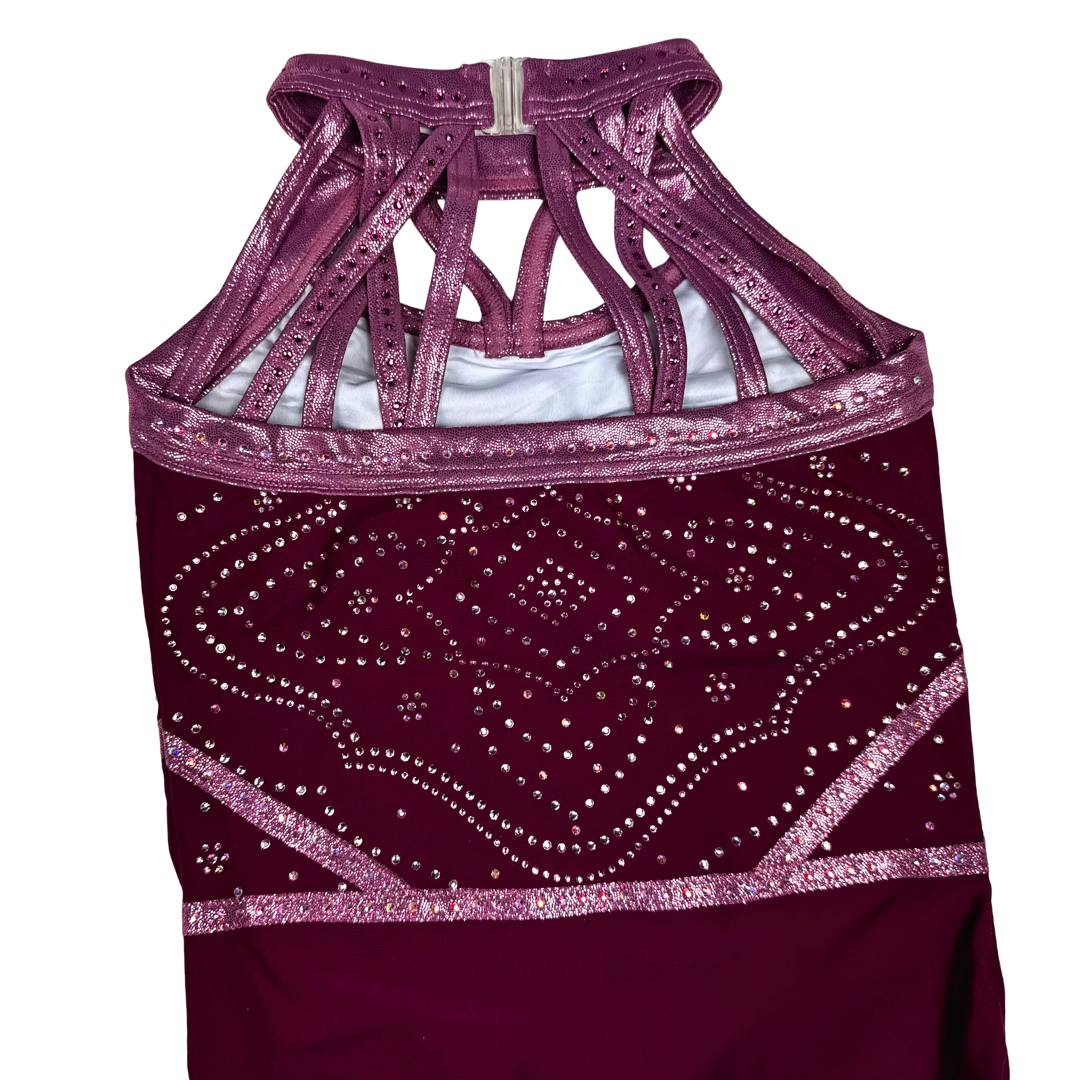 Justaucorps Ayla Aubergine Mauve