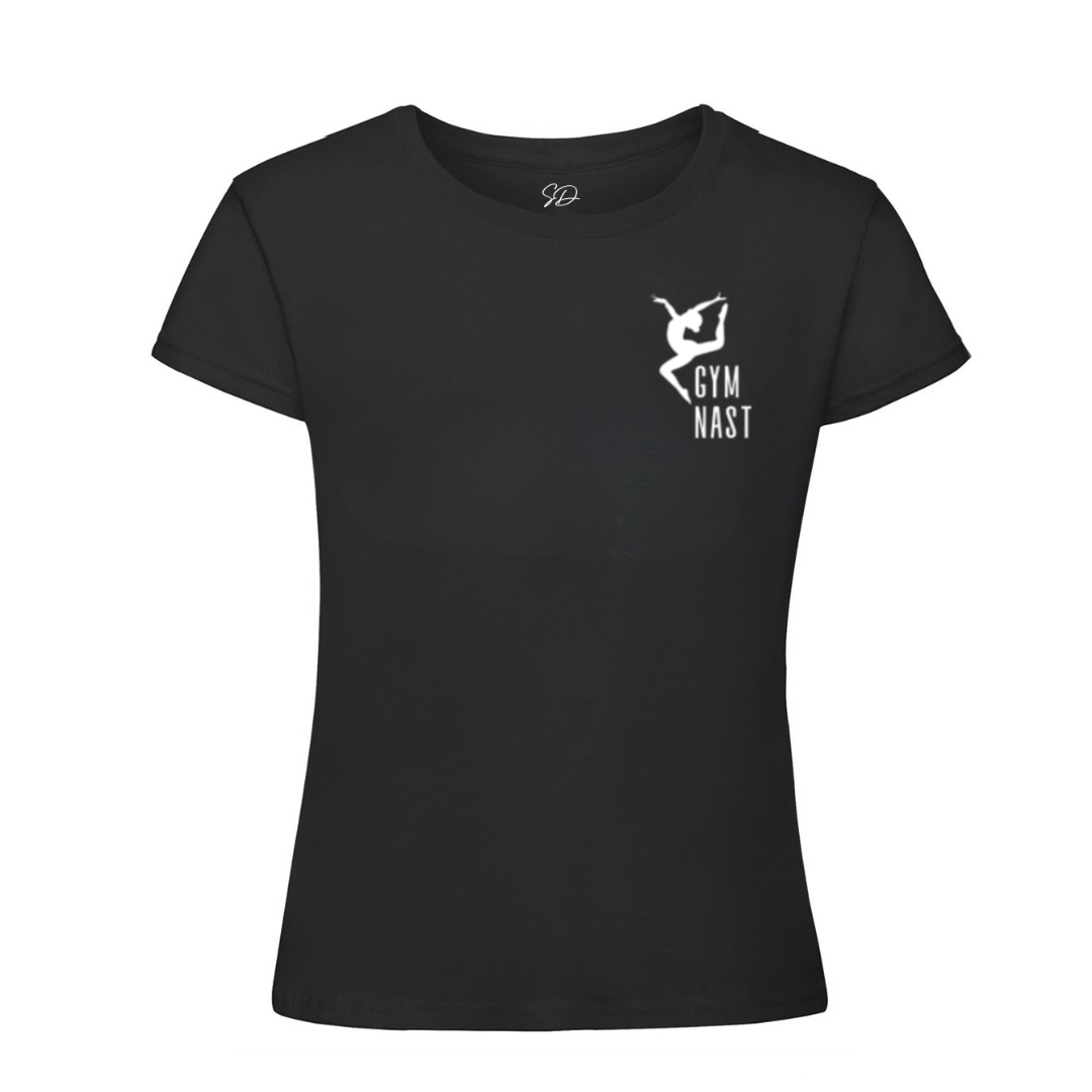 T-Shirt Black Gymnastics 