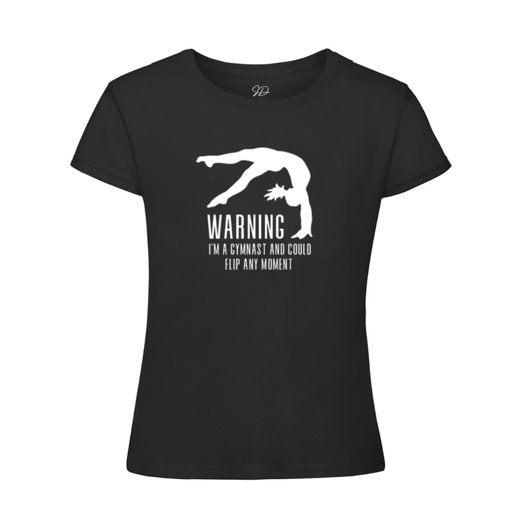 T-Shirt Black Gymnastics 