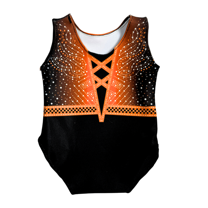 Konijn Mint met Turnpakje Loua Zwart Oranje