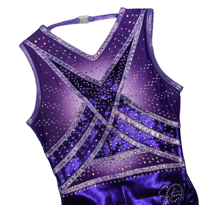 Turnpakje Fem Paars Lila Mouwloos