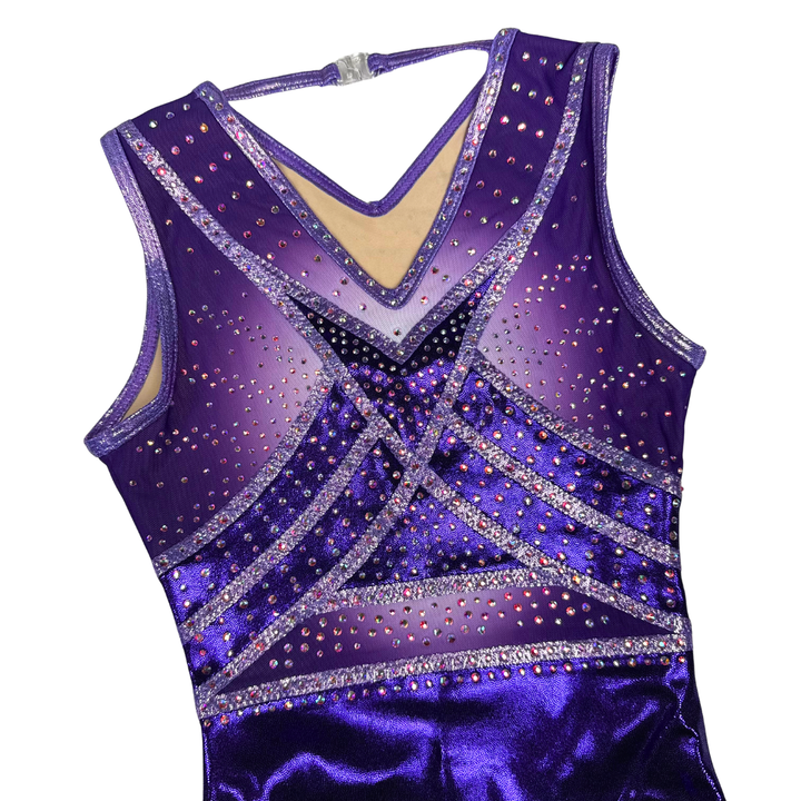 Turnpakje Fem Paars Lila Mouwloos