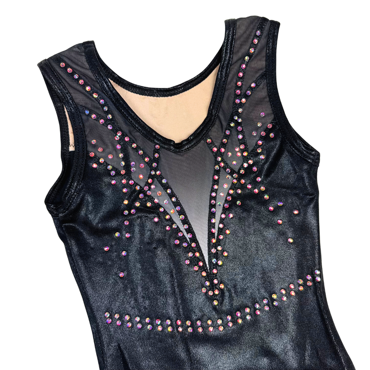 Justaucorps de gymnastique sans manches Renate Black