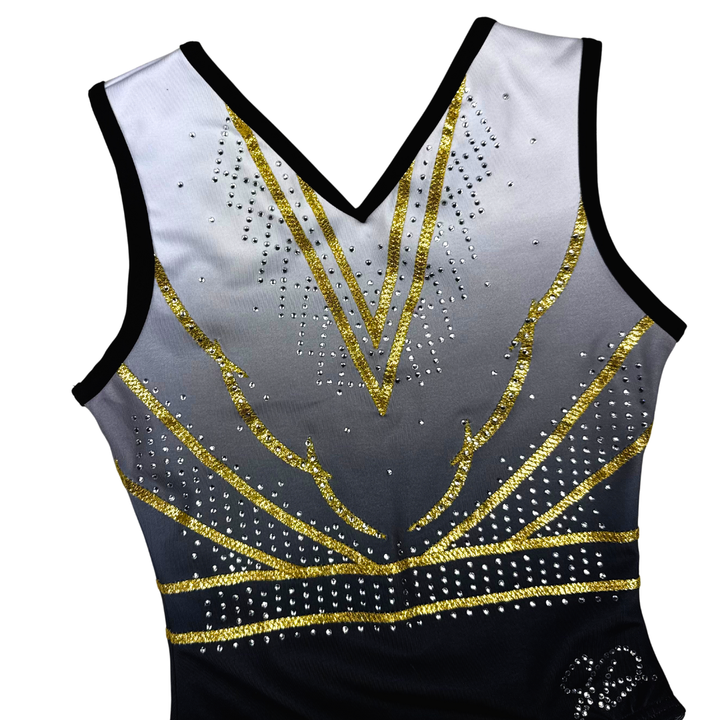 Turnpakje Gina Wit Zwart Goud