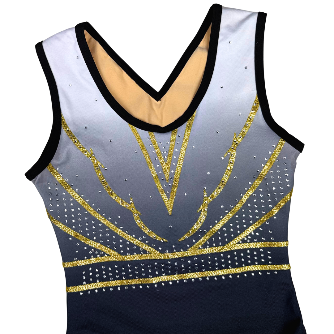 Turnpakje Gina Wit Zwart Goud