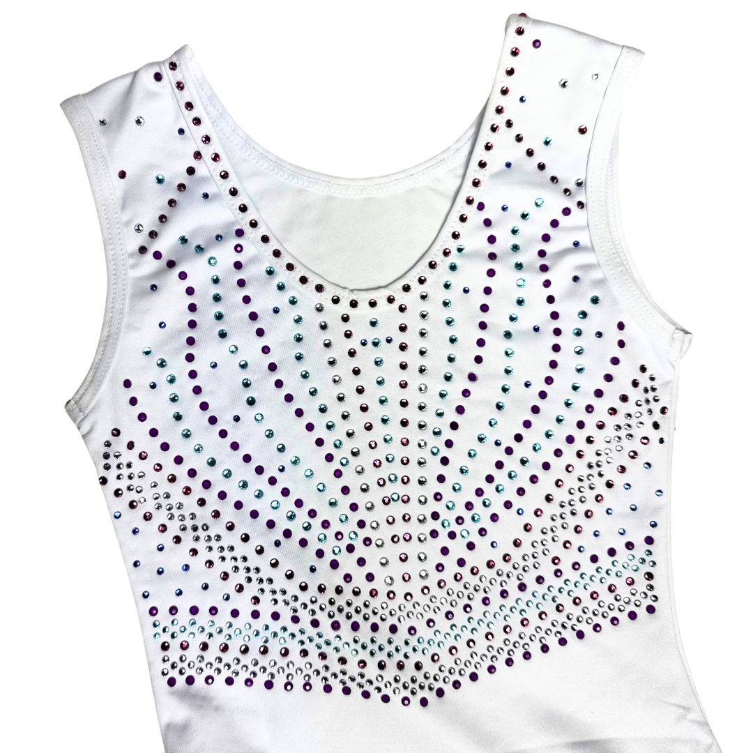 Turnpakje Yfke Wit Mouwloos