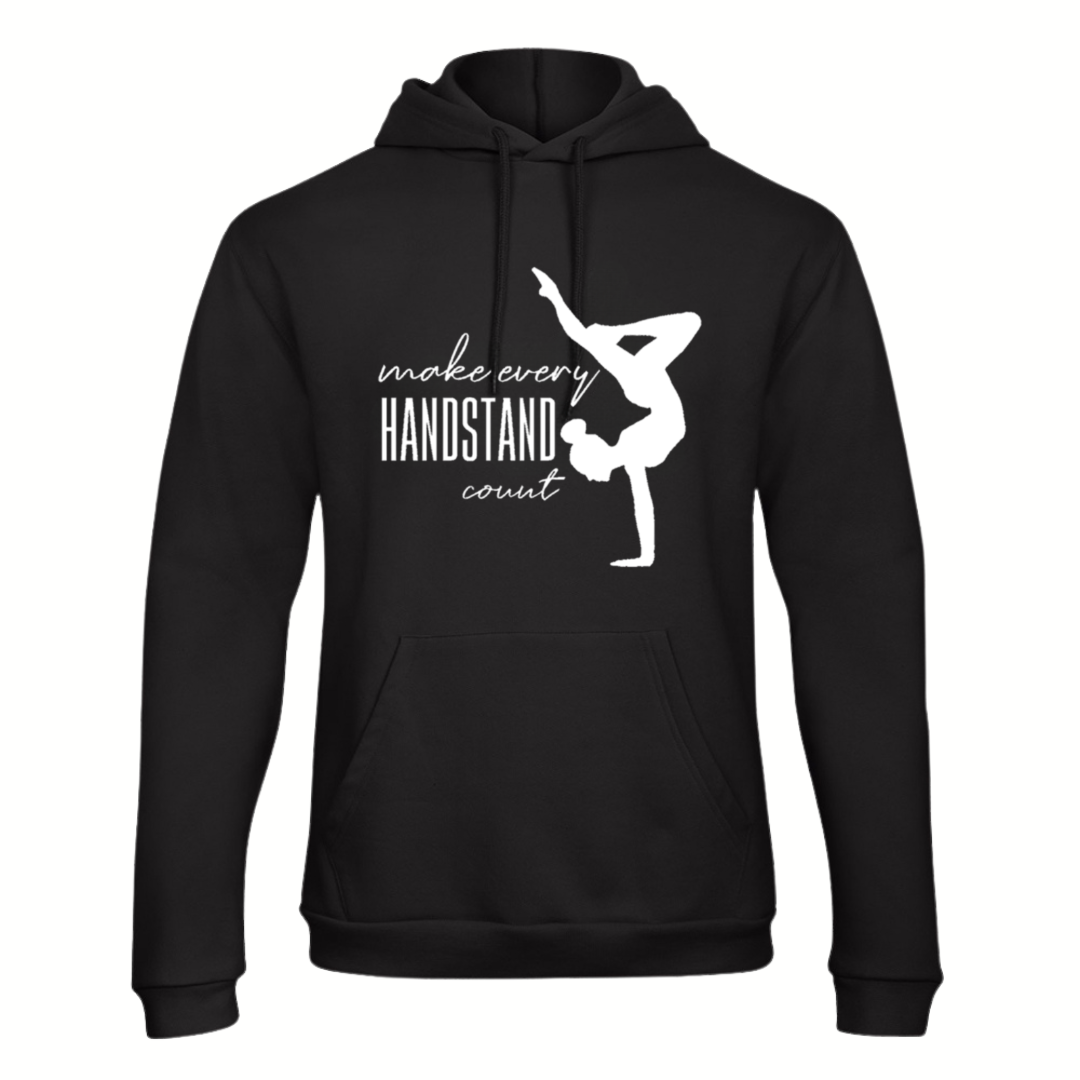 Pull / Sweat à capuche blanc Gymnastique 
