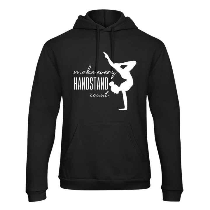 Pull / Sweat à capuche blanc Gymnastique 
