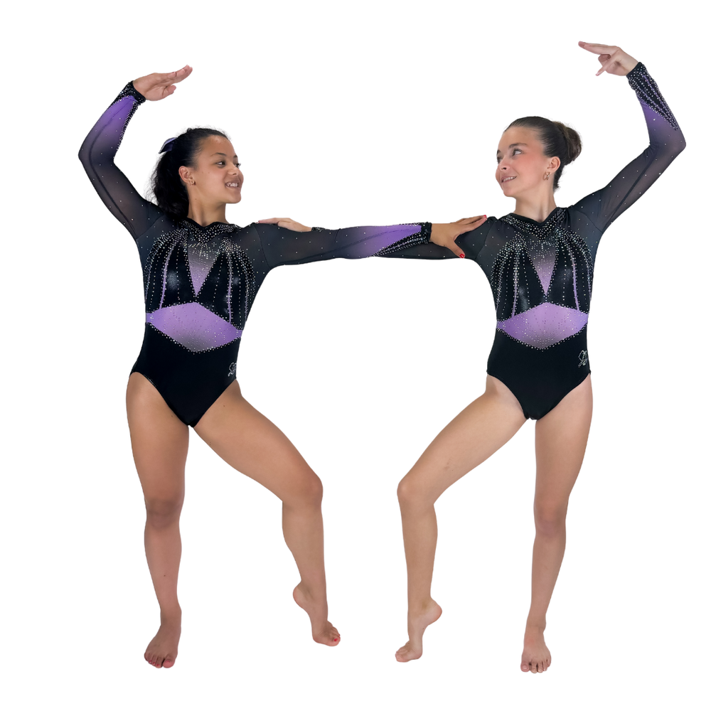 Sparkle&amp;Dream Turnpakje Lieke Lila Lange mouw