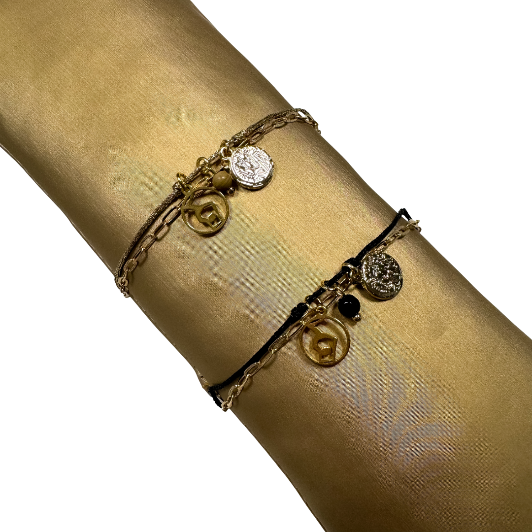 Bracelet Charms Gymnast Gold