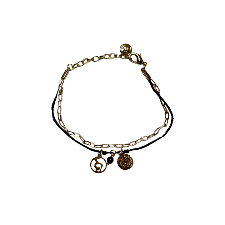 Bracelet Charms Gymnast Gold