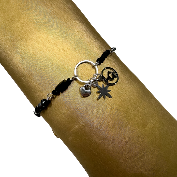 Bracelet Circle Heart Silver