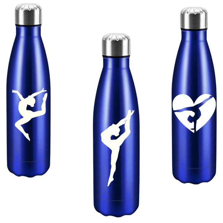 Drinkfles Stainless Steel Metallic Blauw