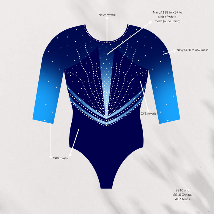 Combinaison de gymnastique GV Barendrecht Sans manches