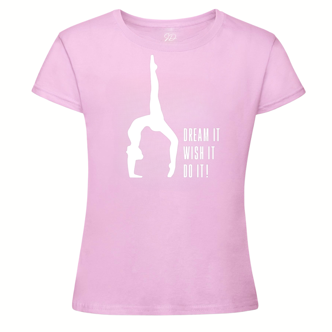 T-Shirt Rose Gymnastique