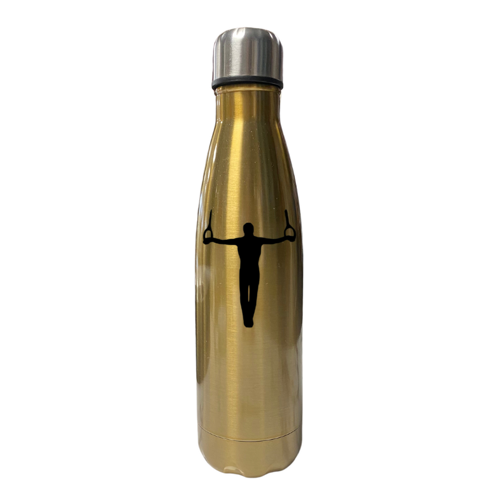 Drinkfles Stainless Steel Metallic Goud Heren Heren Ringen