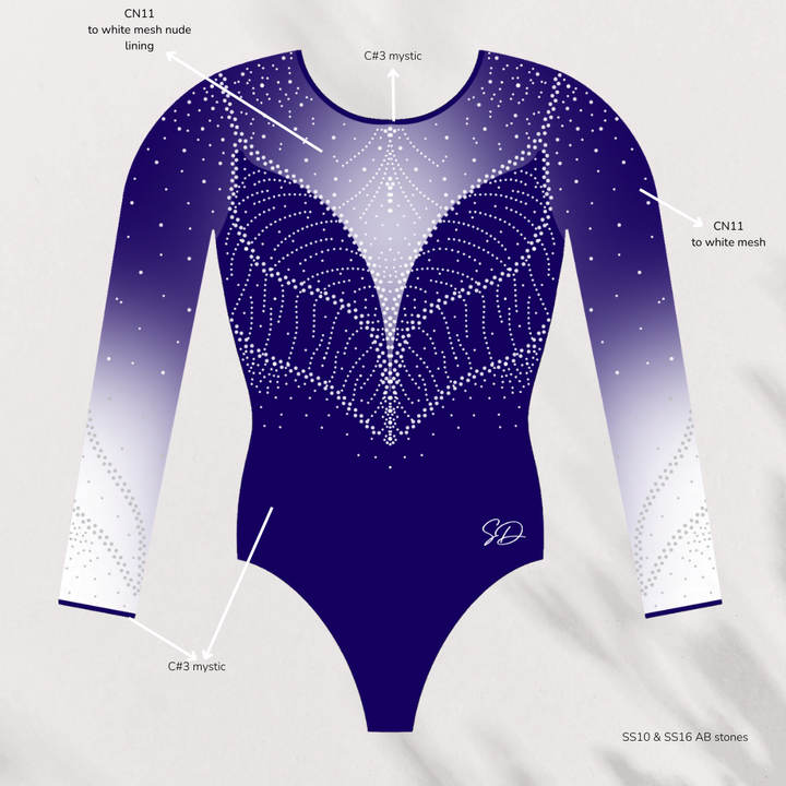 Combinaison de gymnastique GV Barendrecht Sans manches