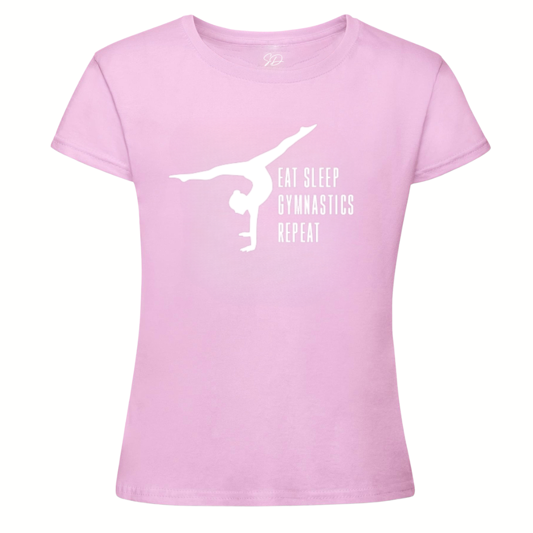 T-Shirt Rose Gymnastique
