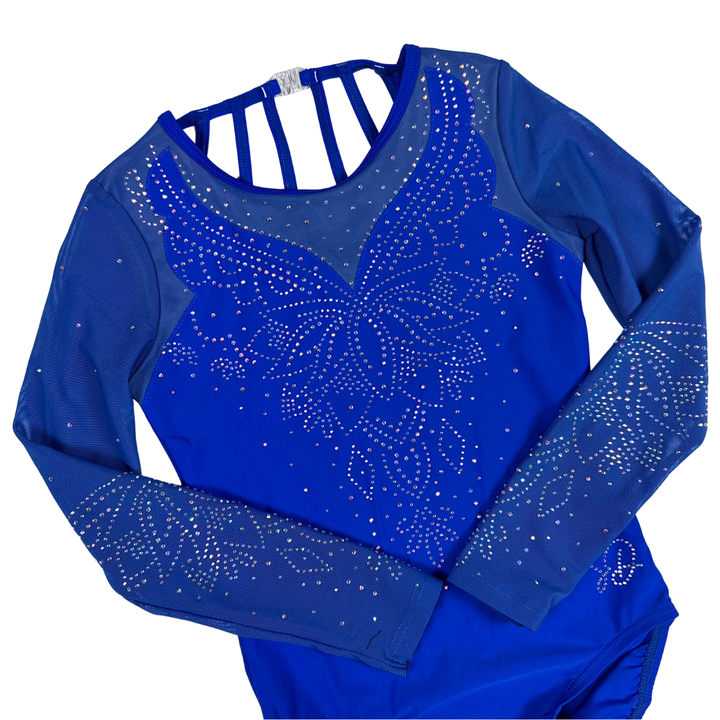 Justaucorps Ella Bleu Royal Manches Longues