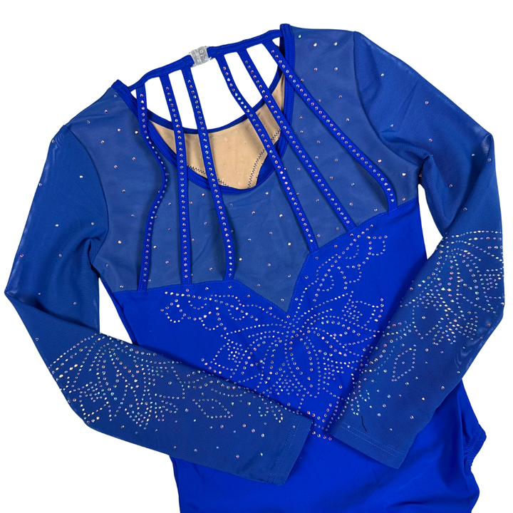 Justaucorps Ella Bleu Royal Manches Longues