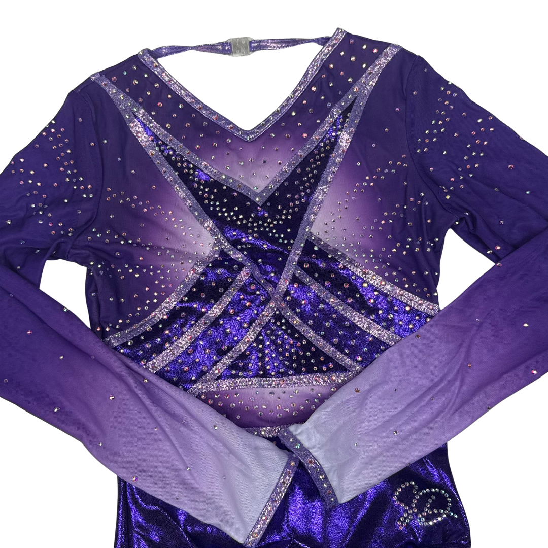 Turnpakje Fem Paars Lila Lange Mouw