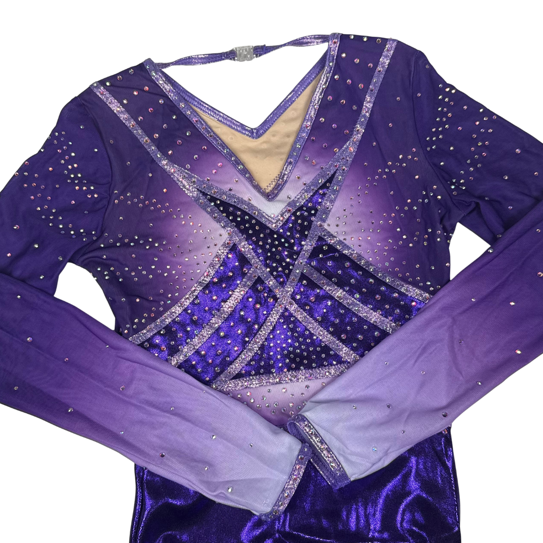 Turnpakje Fem Paars Lila Lange Mouw