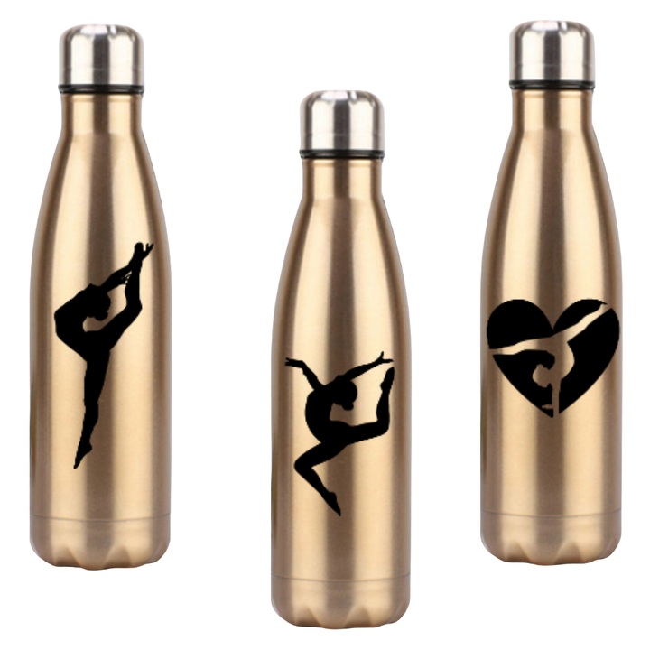 Drinking bottle Stainless Steel Metallic Gold