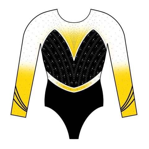 Combinaison de gymnastique KDO Alblasserdam Milou Bleu