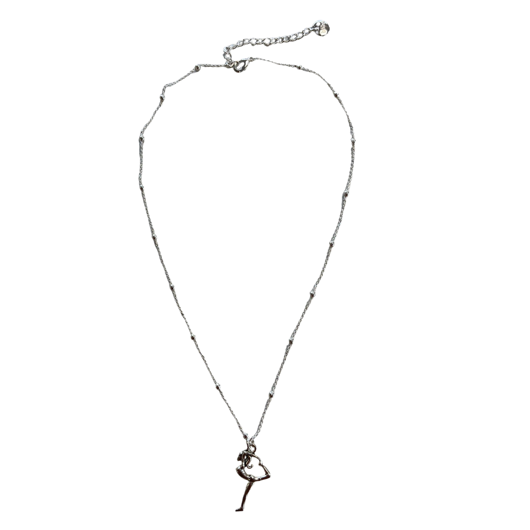 Ketting Zilver Turnster Handstand / Ringhouding