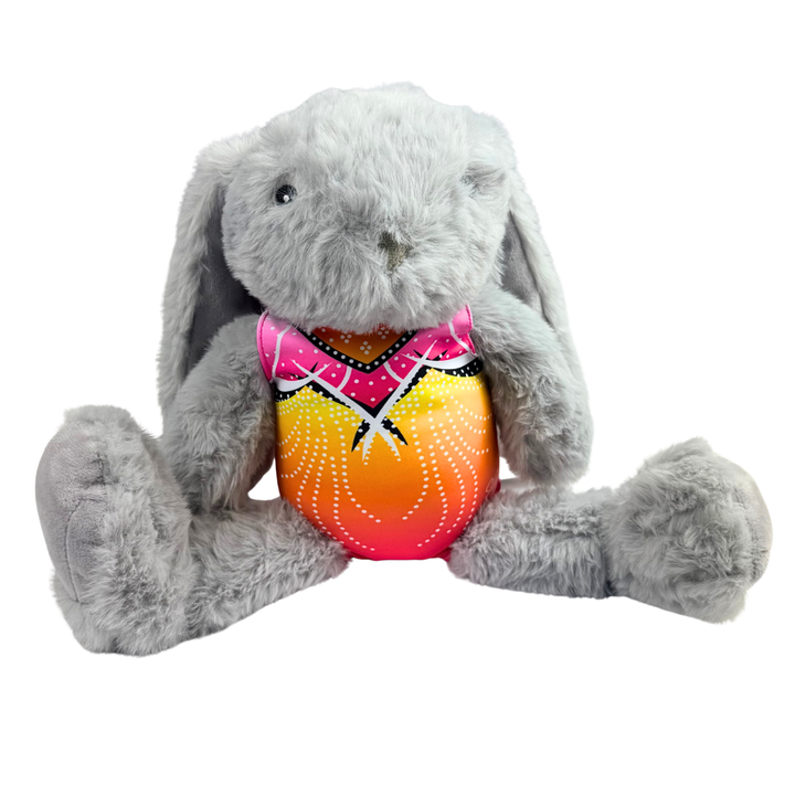Knuffel Konijn met Turnpakje Jade Neon