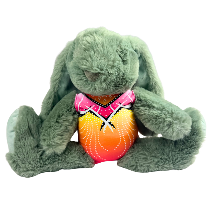 Konijn met Turnpakje Jade Neon