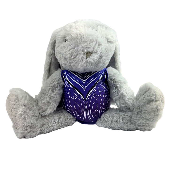 Konijn met Turnpakje Kyla Blauw Paars