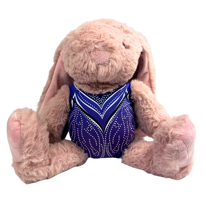 Konijn met Turnpakje Kyla Blauw Paars