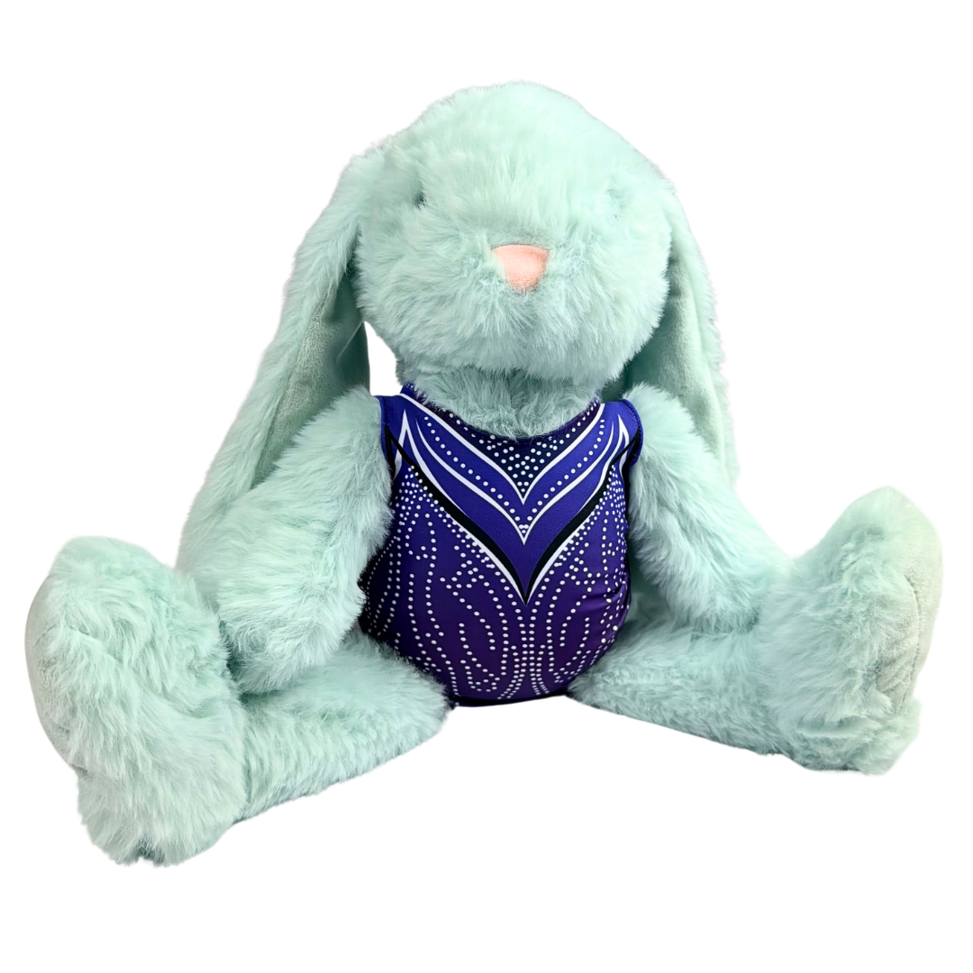 Konijn met Turnpakje Kyla Blauw Paars