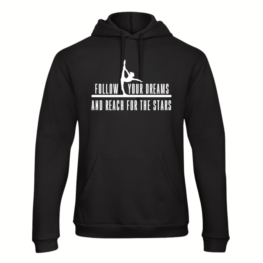 Pull / Sweat à capuche blanc Gymnastique 