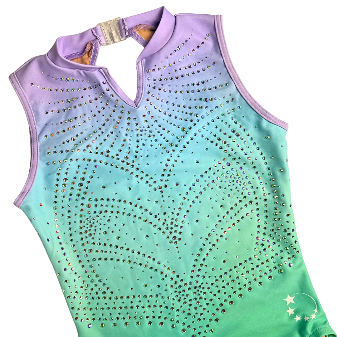 Justaucorps Little Phoenix Ombre Lilas 