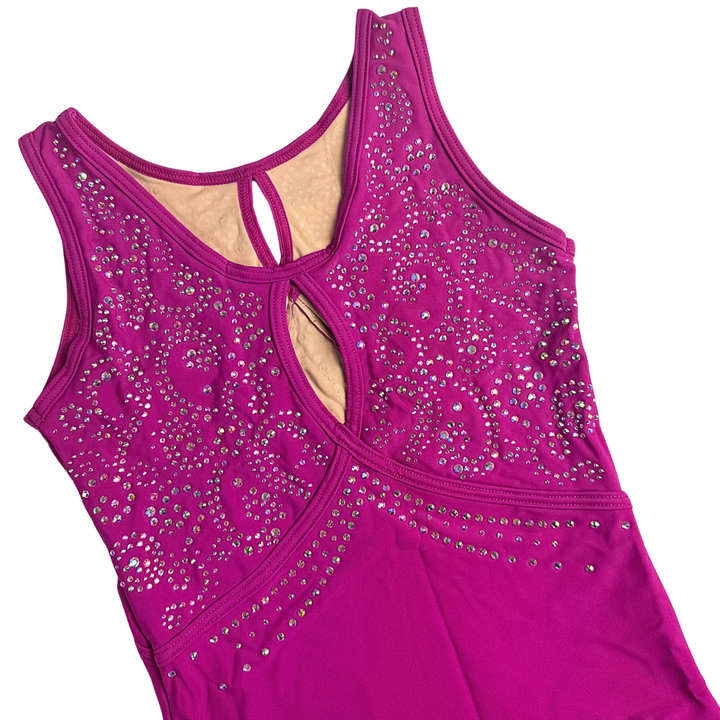 Gym Leotard Little Stars Ripple Magenta