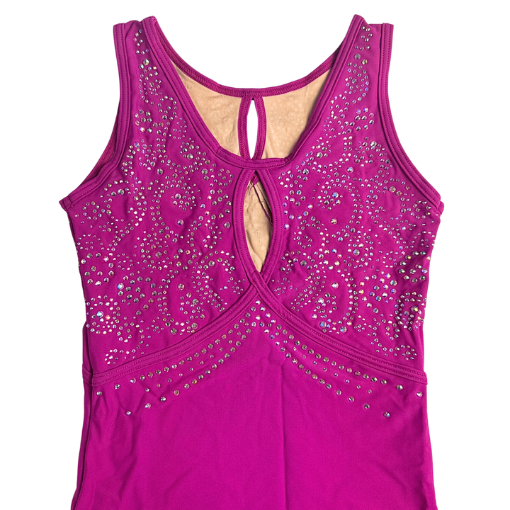Gym Leotard Little Stars Ripple Magenta