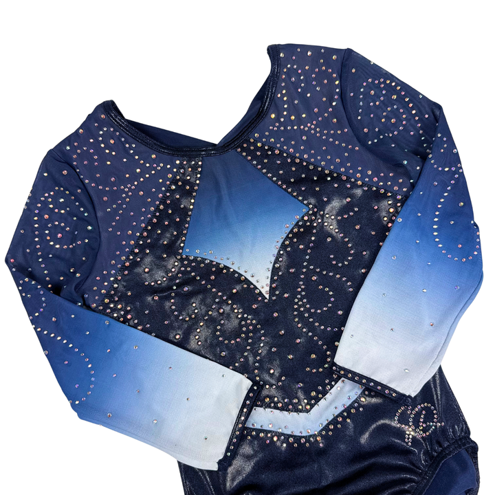 Justaucorps Lois Bleu marine Manches longues