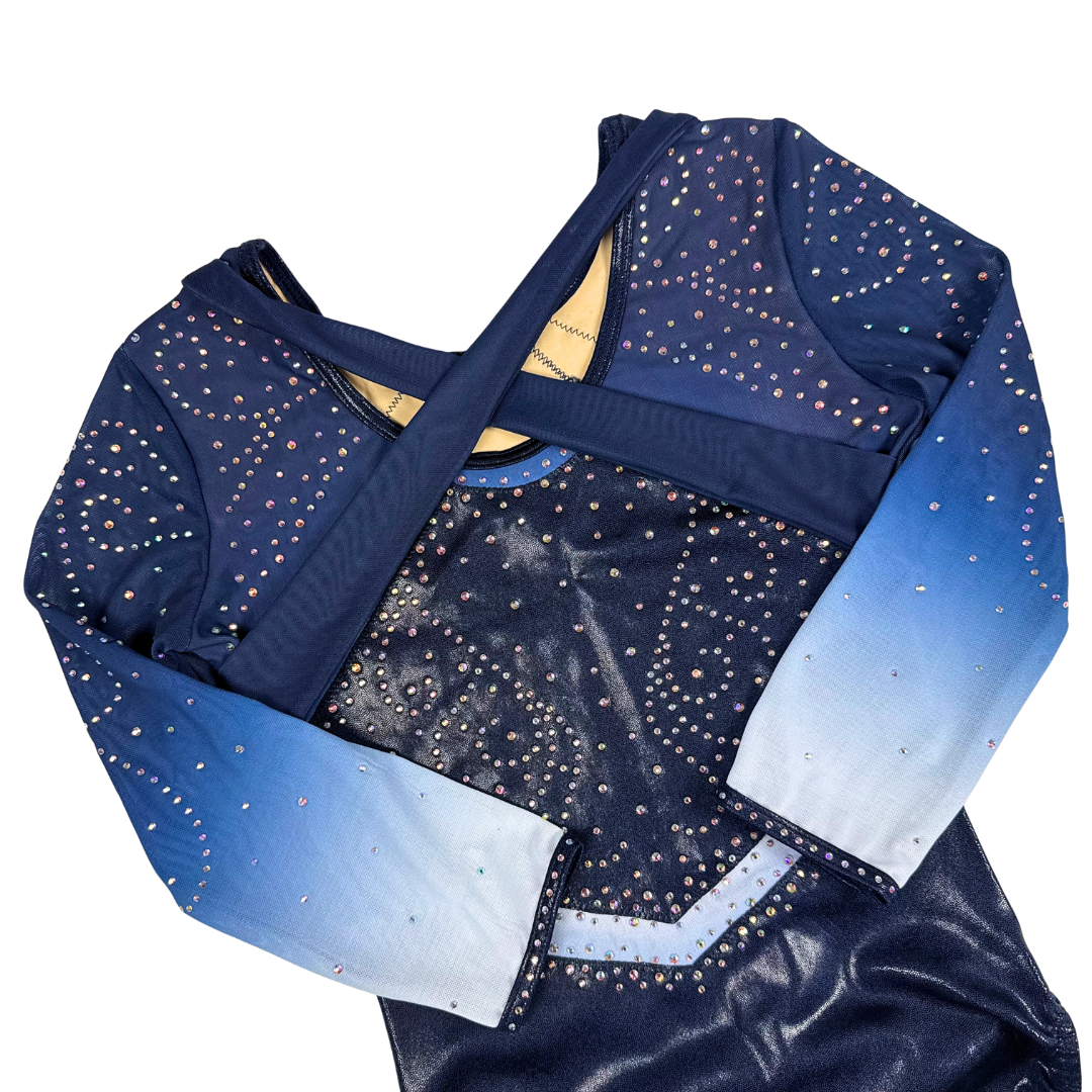 Justaucorps Lois Bleu marine Manches longues