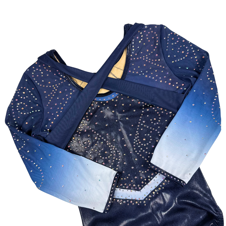 Justaucorps Lois Bleu marine Manches longues