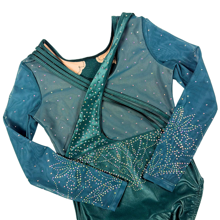 Justaucorps Mila Vert Alpin Manches Longues