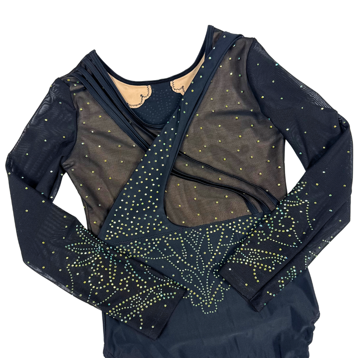 Justaucorps Mila Noir Manches Longues