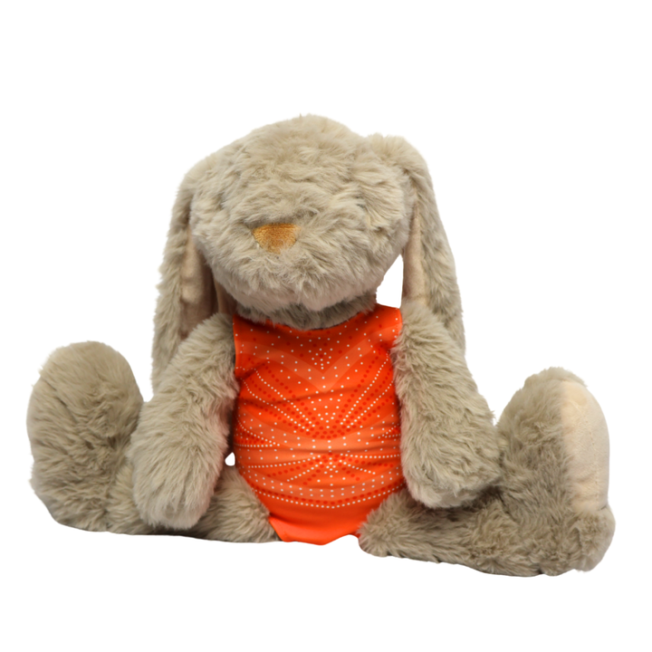 Konijn met Turnpakje Hailey Oranje