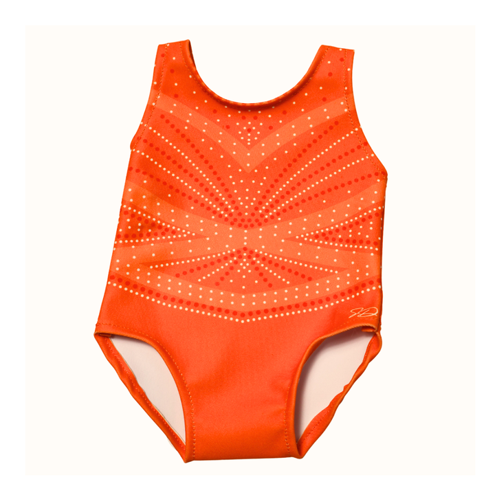 Konijn met Turnpakje Hailey Oranje